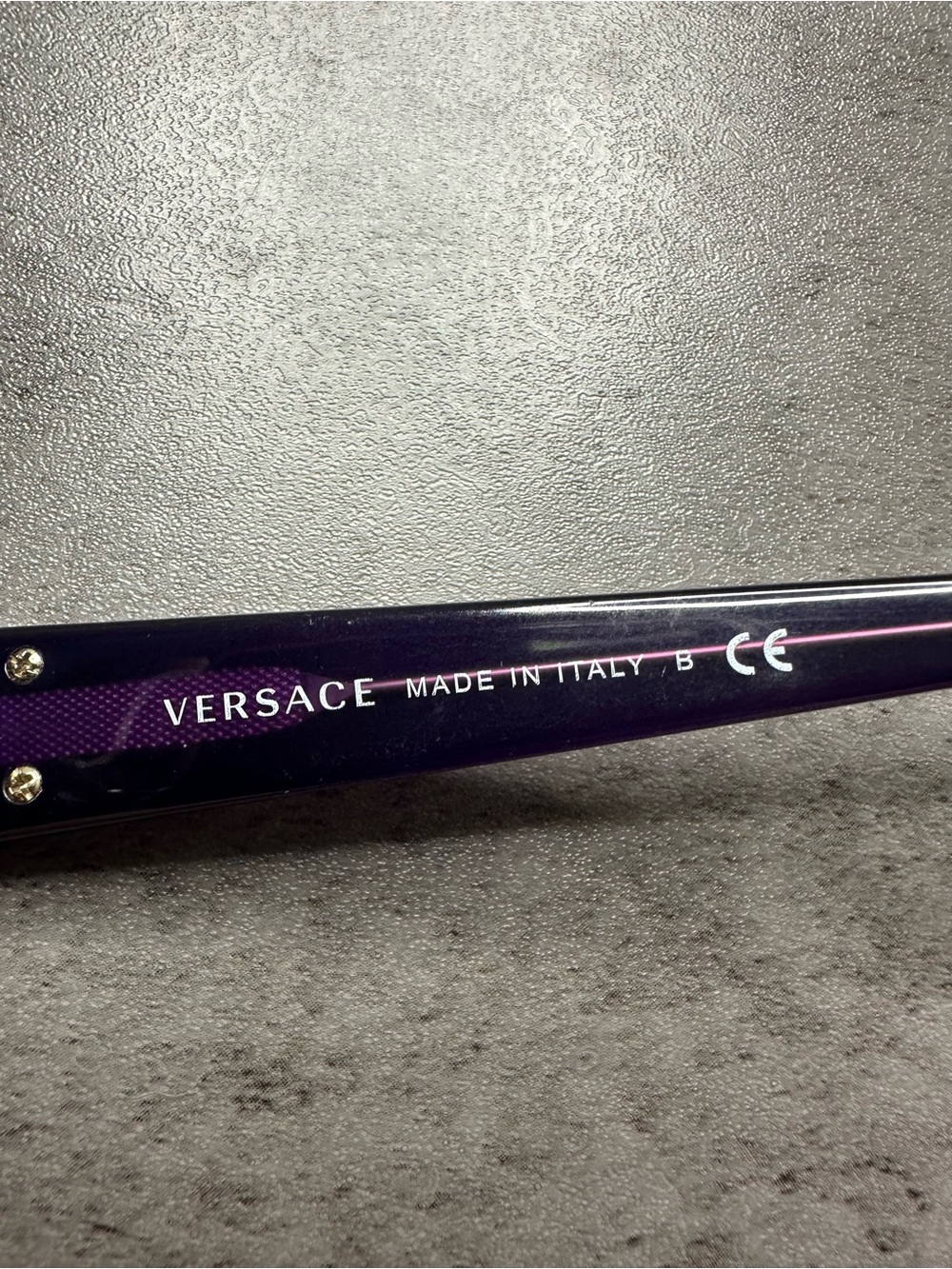 Versace Purple Gradient Oversized Women's Sunglasses - Picture 5 of 9